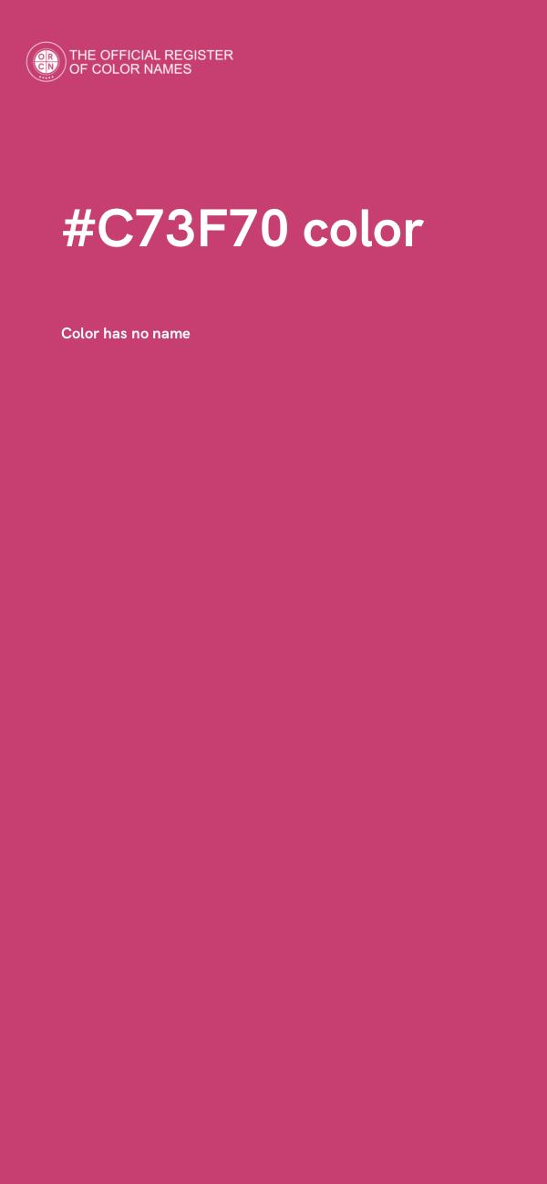 #C73F70 color image