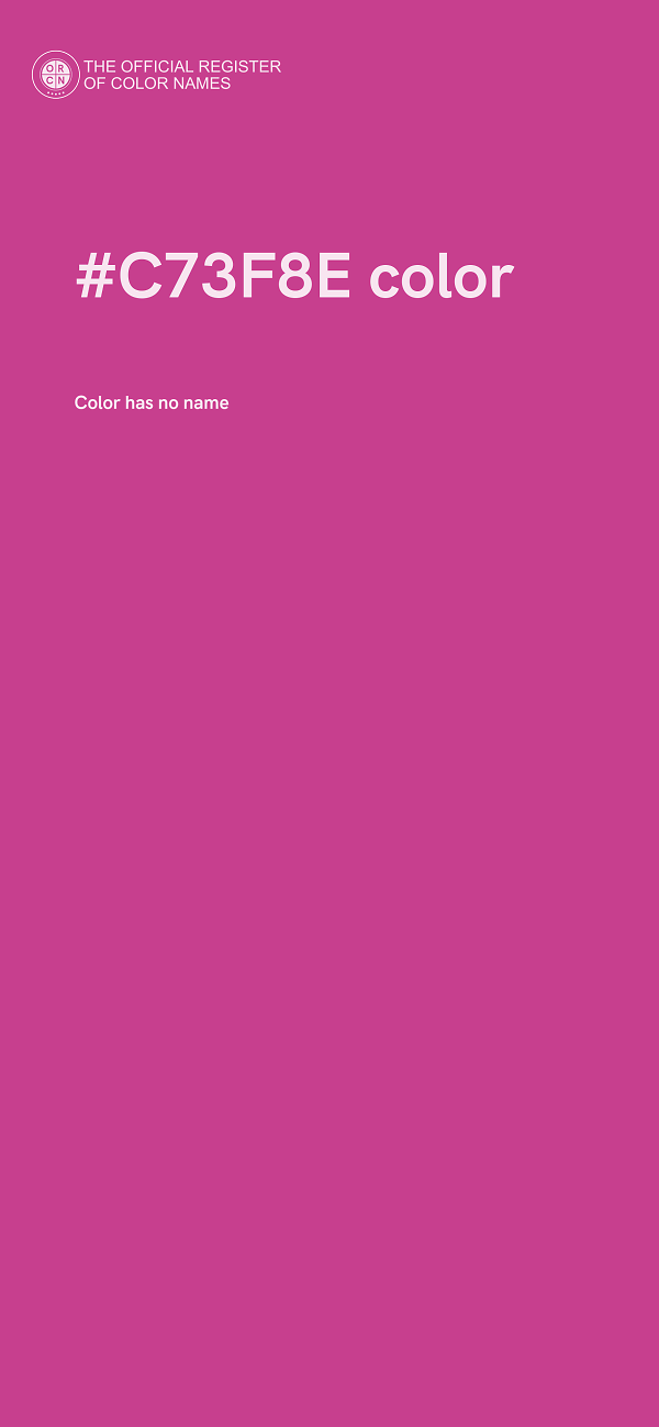 #C73F8E color image