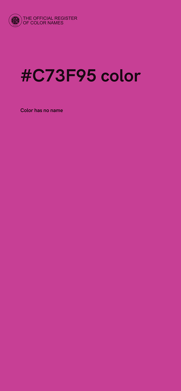 #C73F95 color image