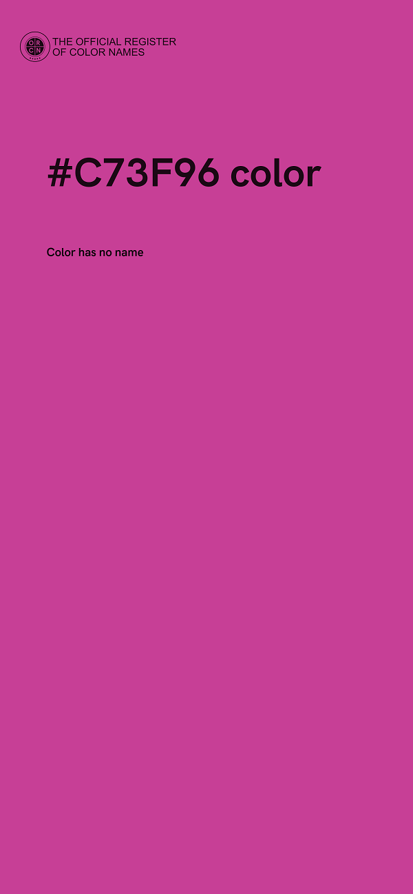 #C73F96 color image