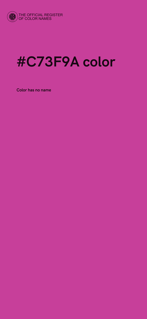 #C73F9A color image