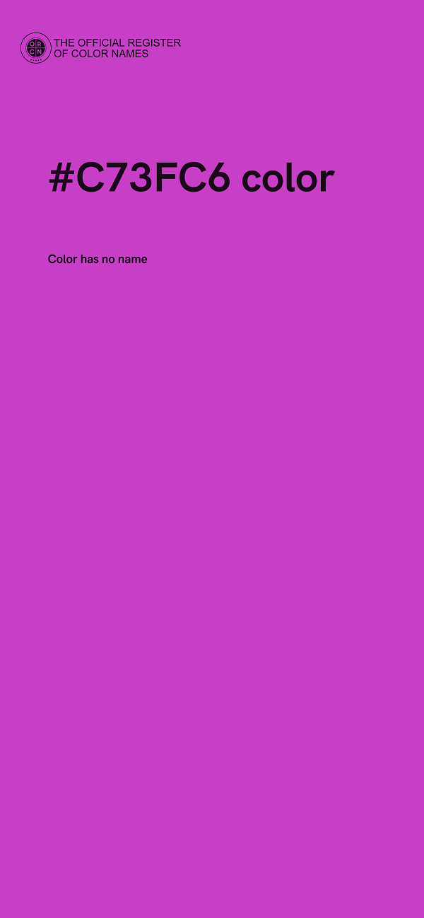 #C73FC6 color image