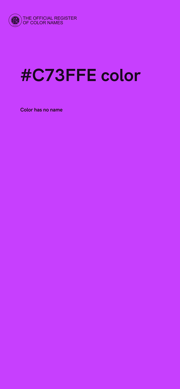 #C73FFE color image