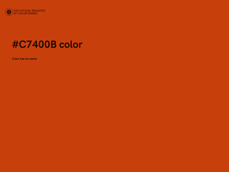 #C7400B color image