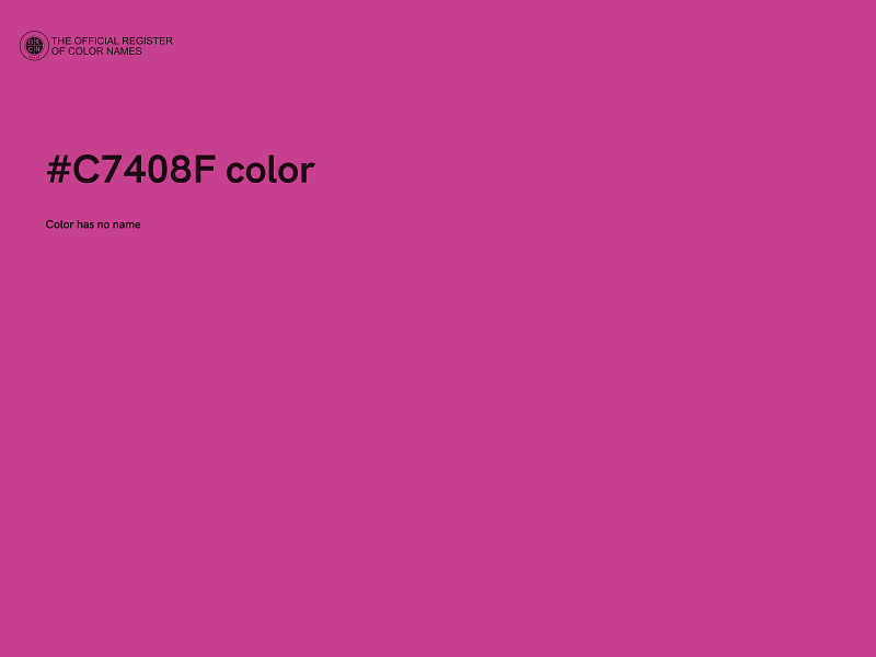 #C7408F color image