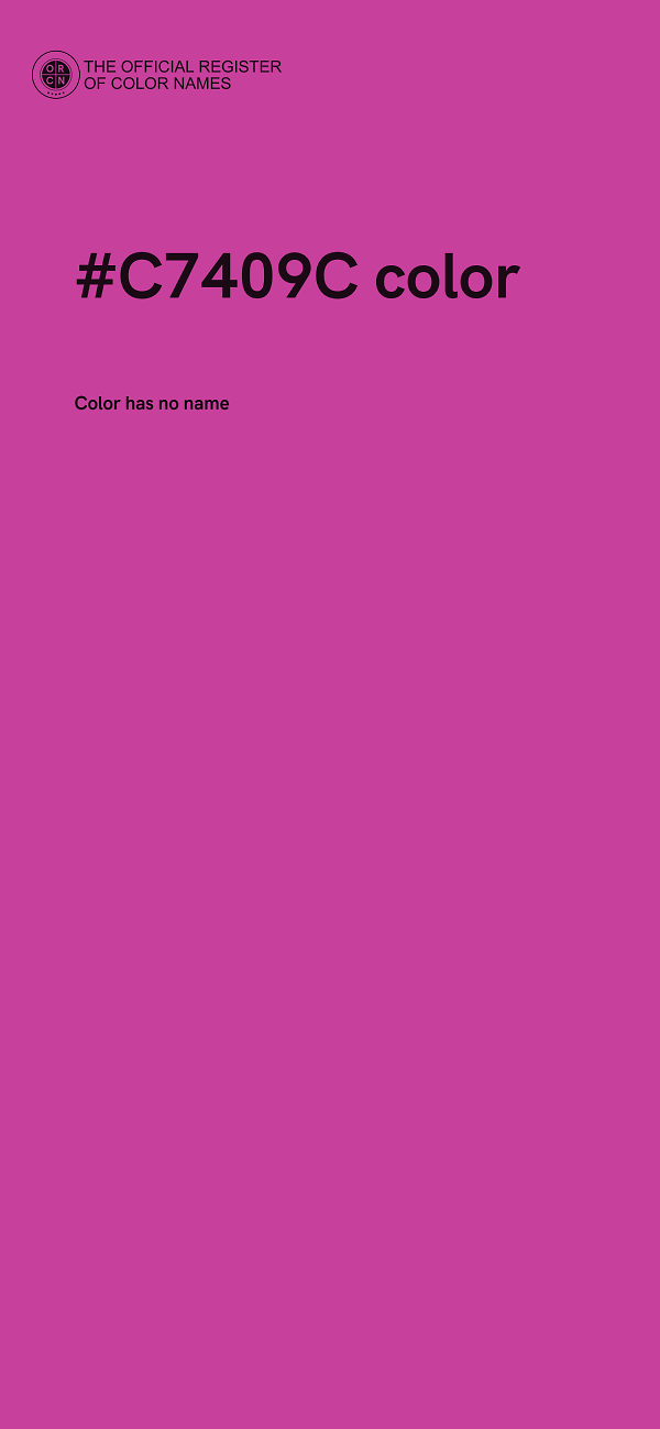 #C7409C color image