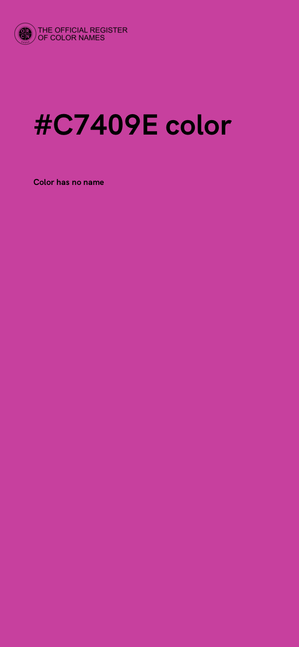 #C7409E color image