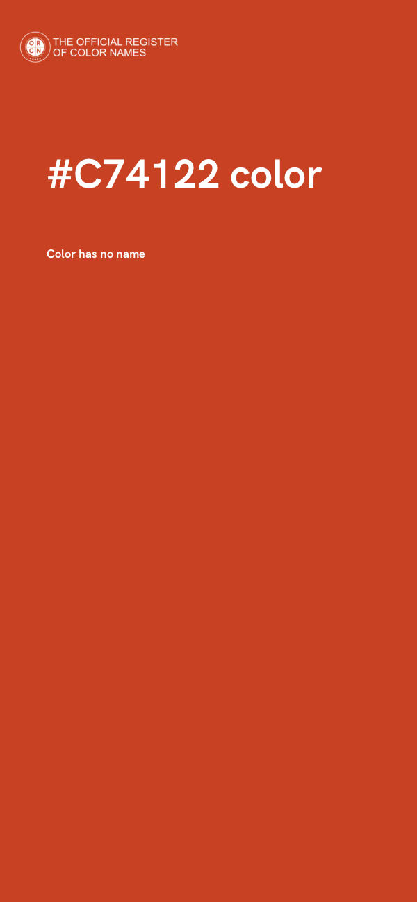 #C74122 color image