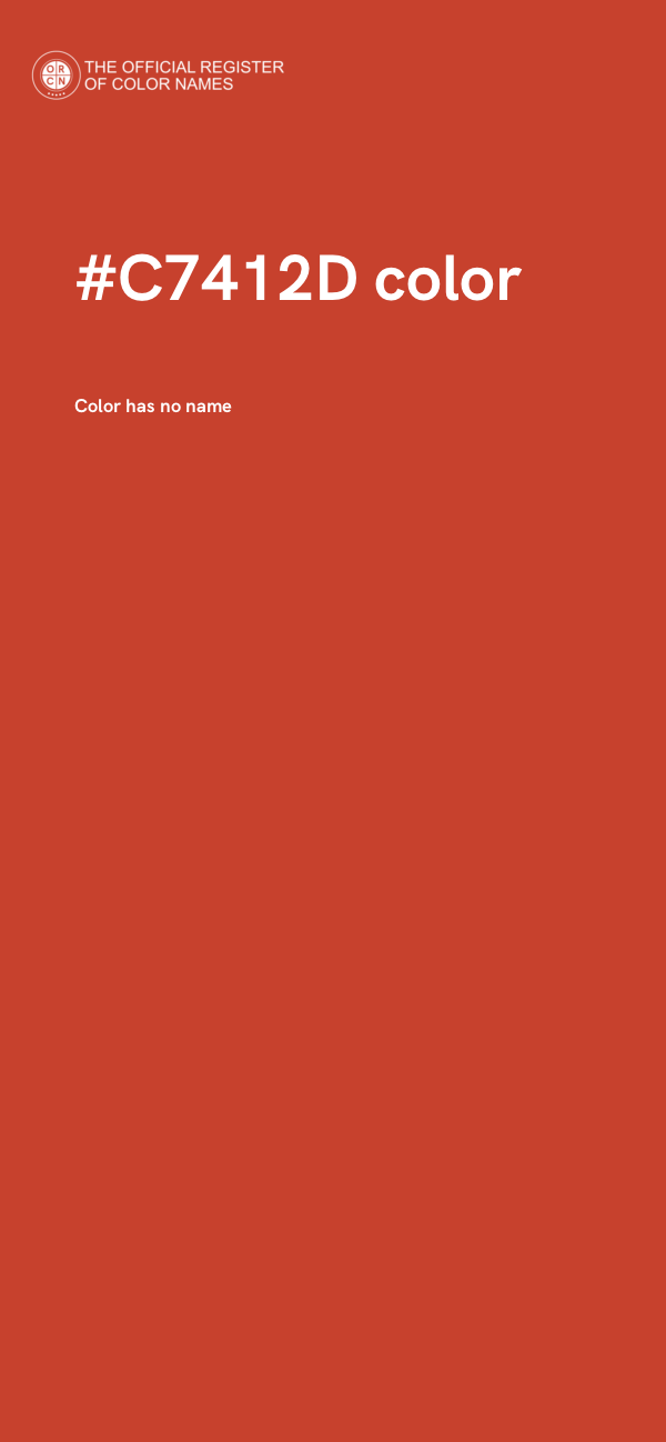 #C7412D color image