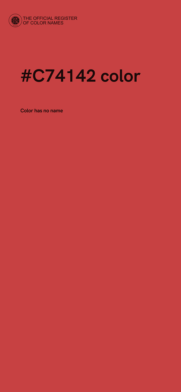 #C74142 color image