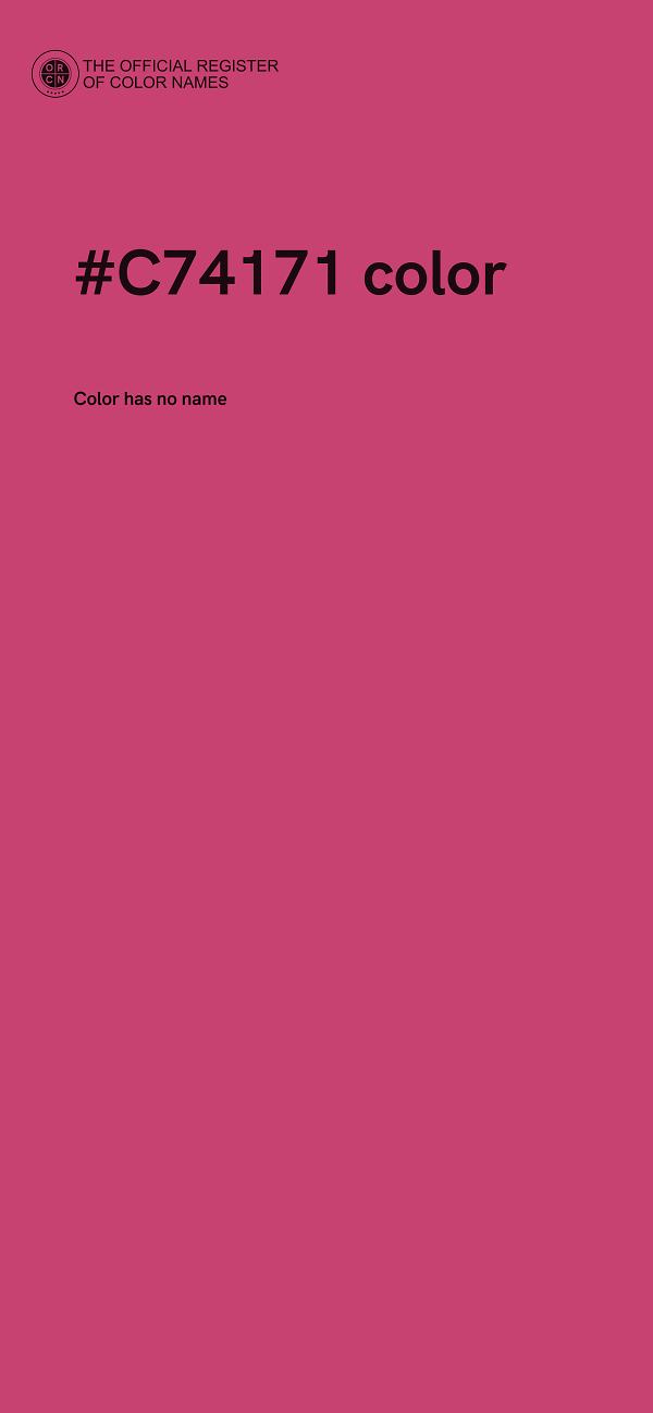 #C74171 color image