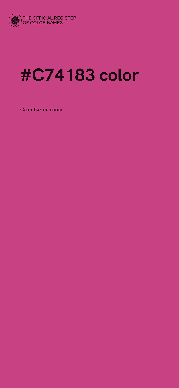 #C74183 color image