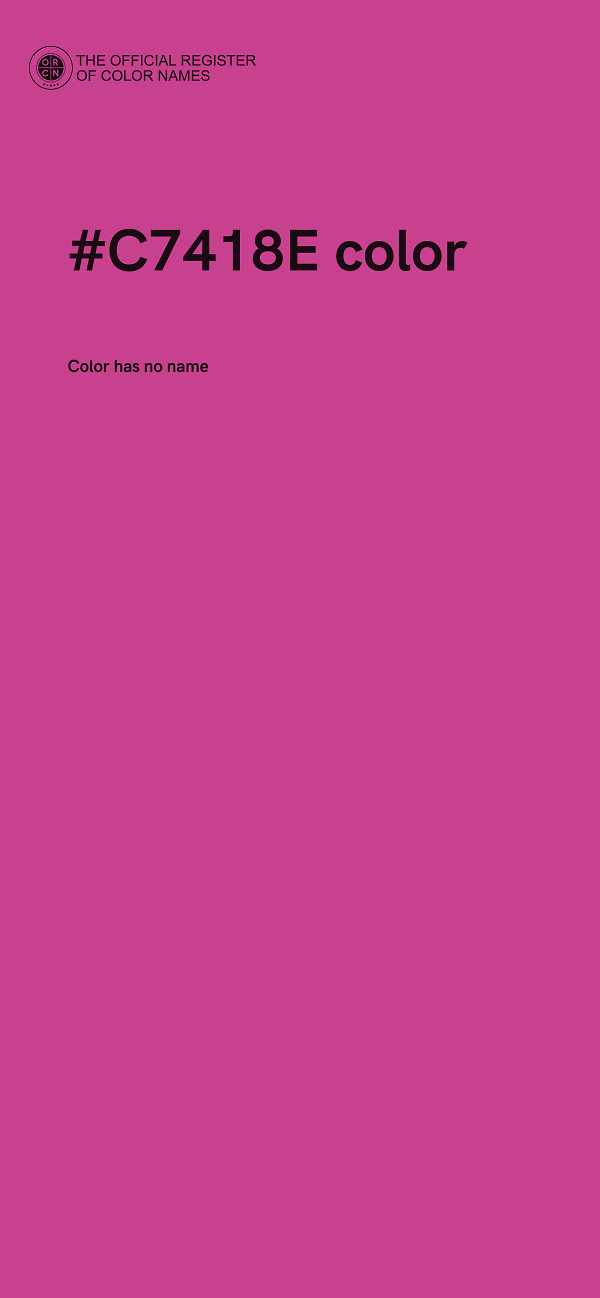 #C7418E color image