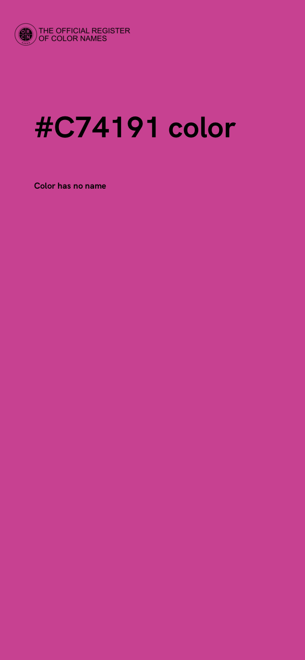 #C74191 color image