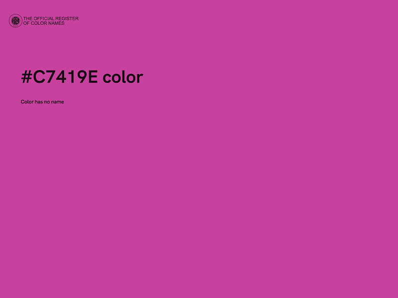 #C7419E color image