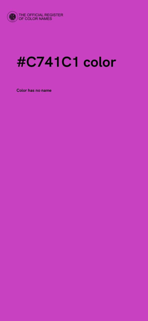 #C741C1 color image