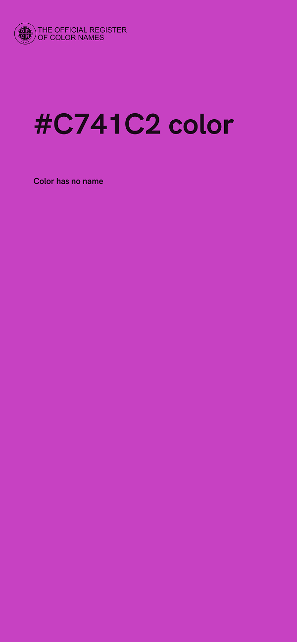 #C741C2 color image