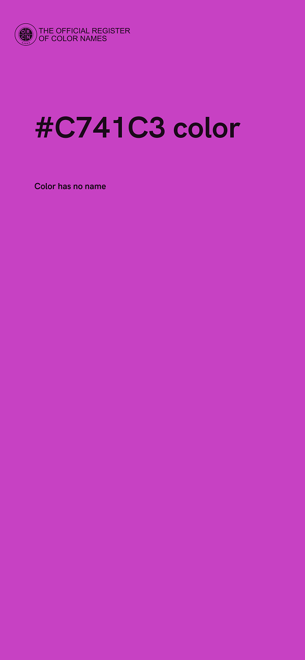 #C741C3 color image