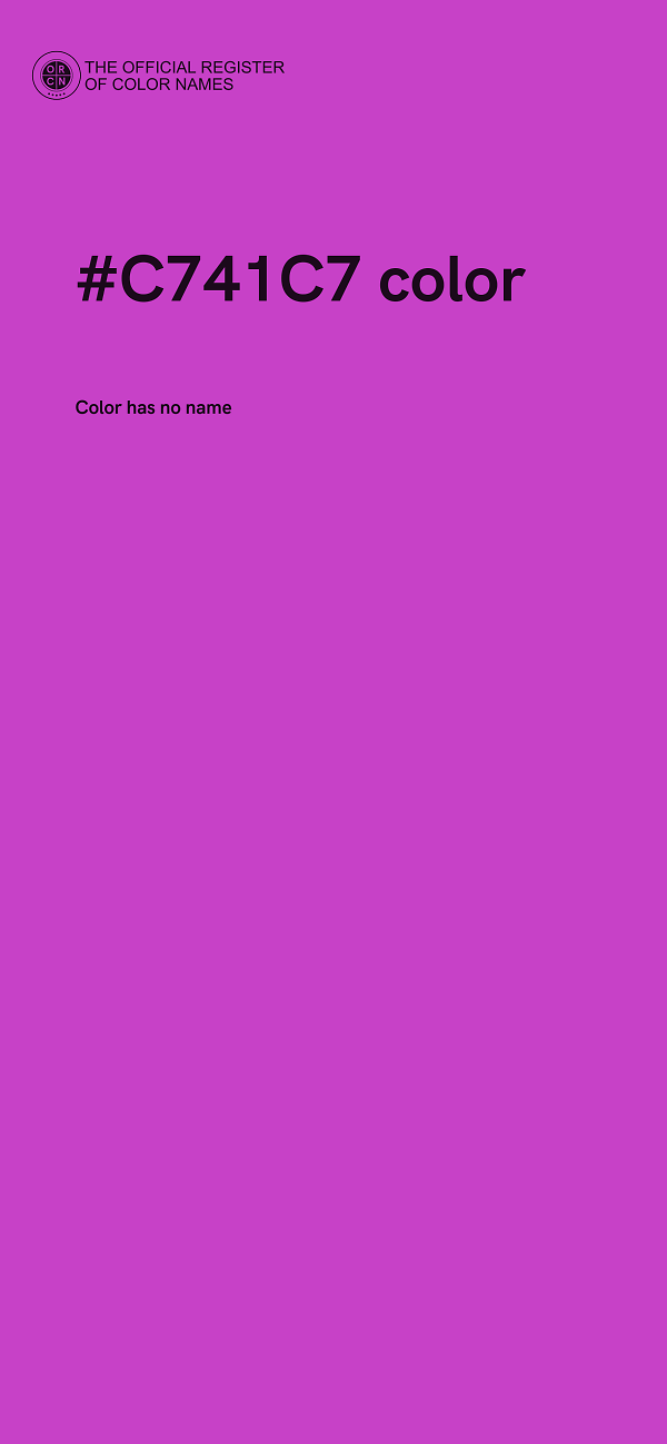 #C741C7 color image