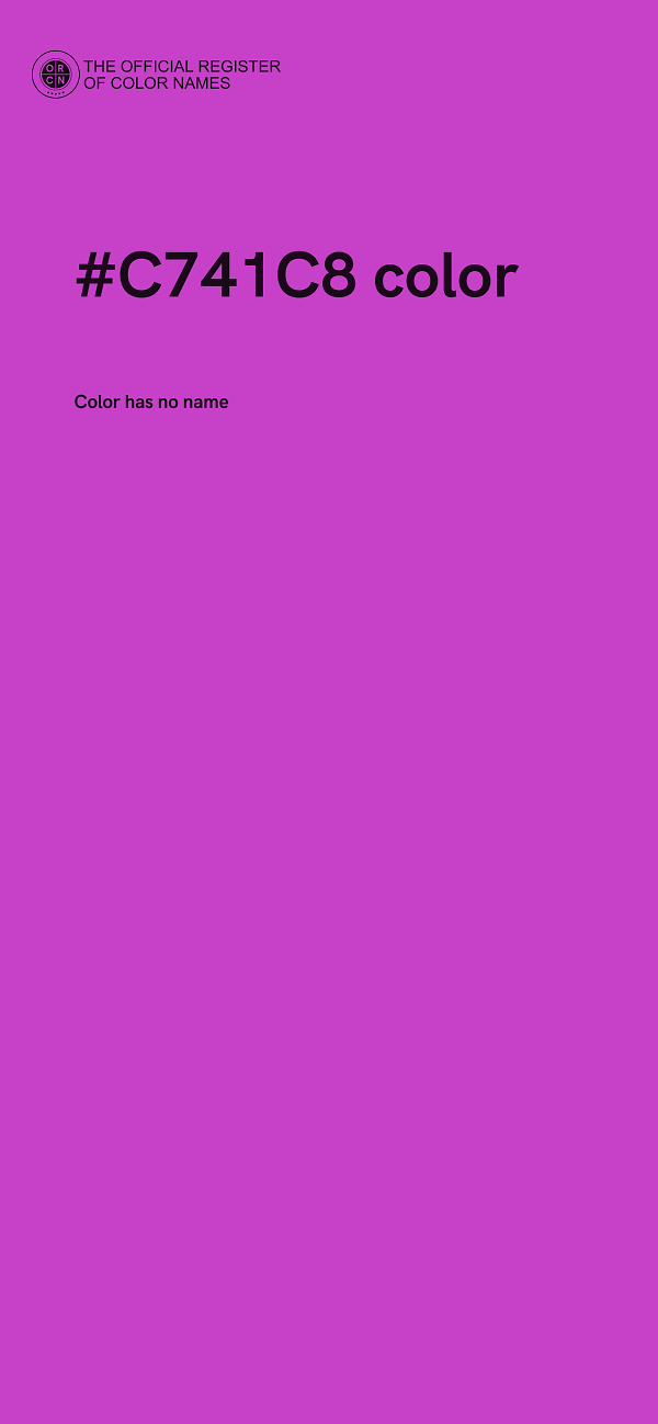 #C741C8 color image