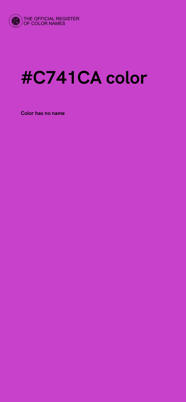 #C741CA color image