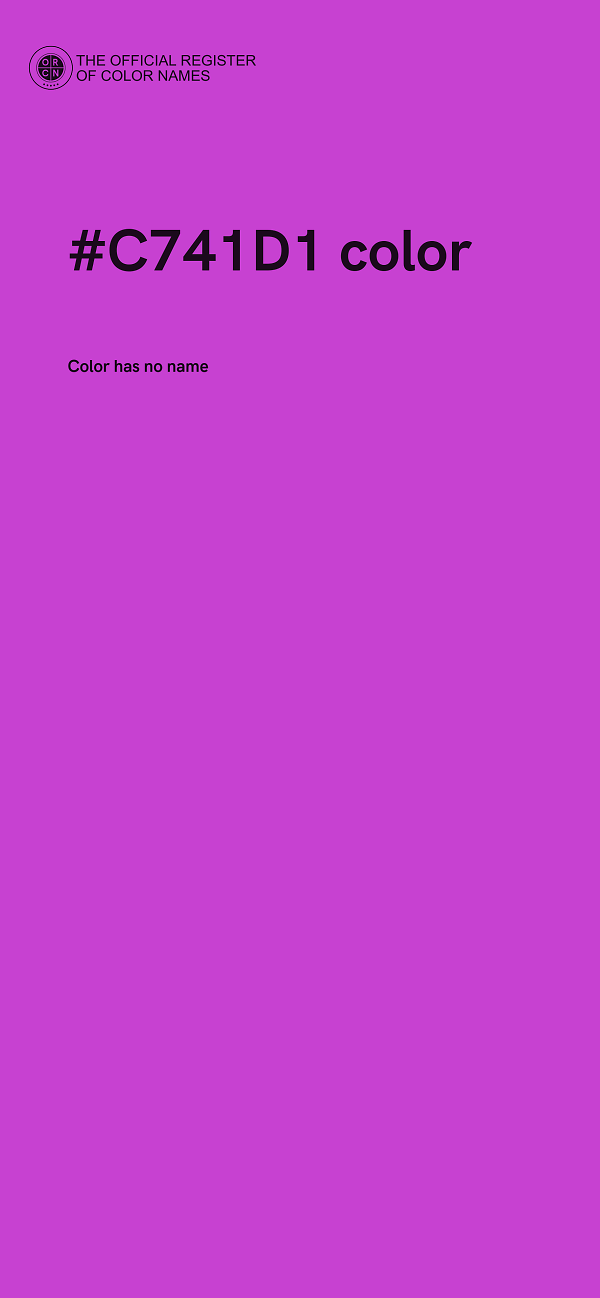 #C741D1 color image