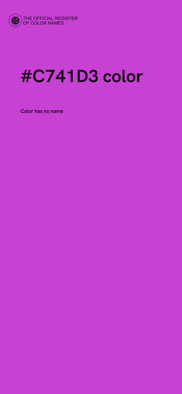 #C741D3 color image