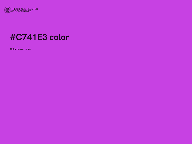 #C741E3 color image