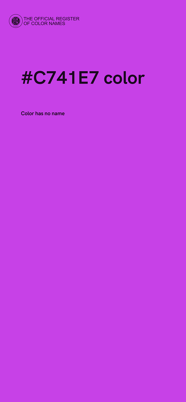 #C741E7 color image