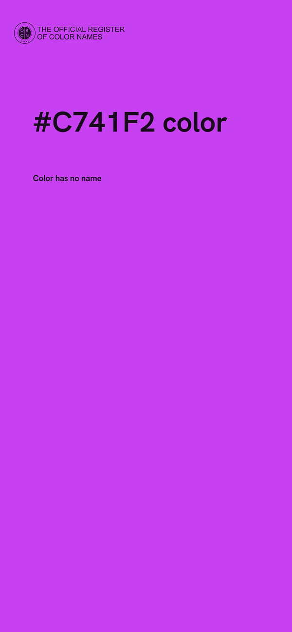 #C741F2 color image