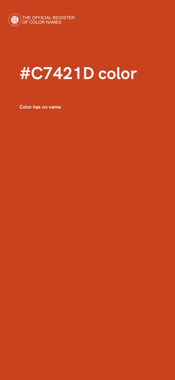 #C7421D color image