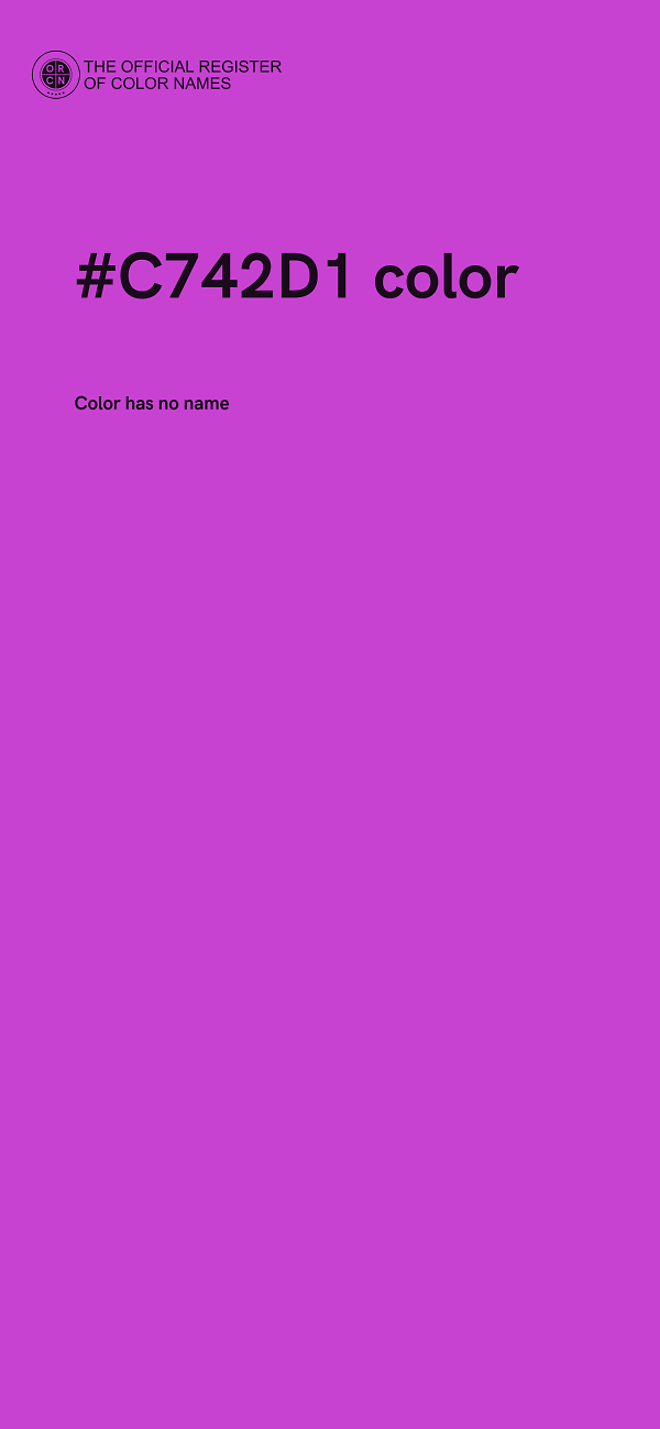 #C742D1 color image
