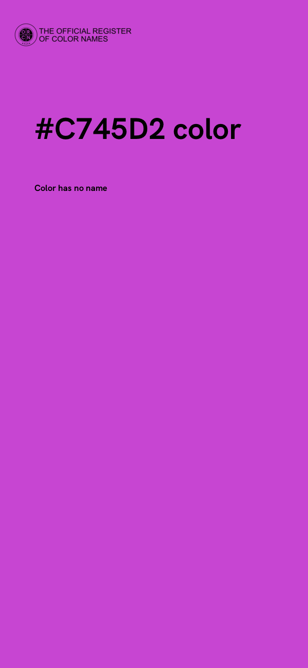 #C745D2 color image