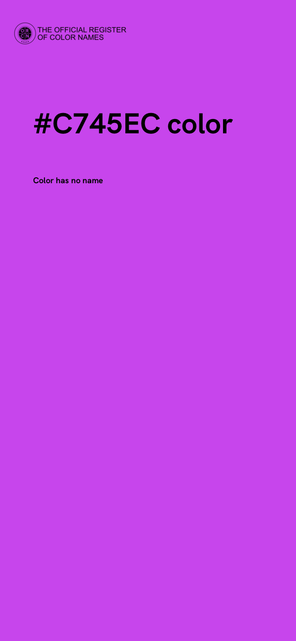 #C745EC color image