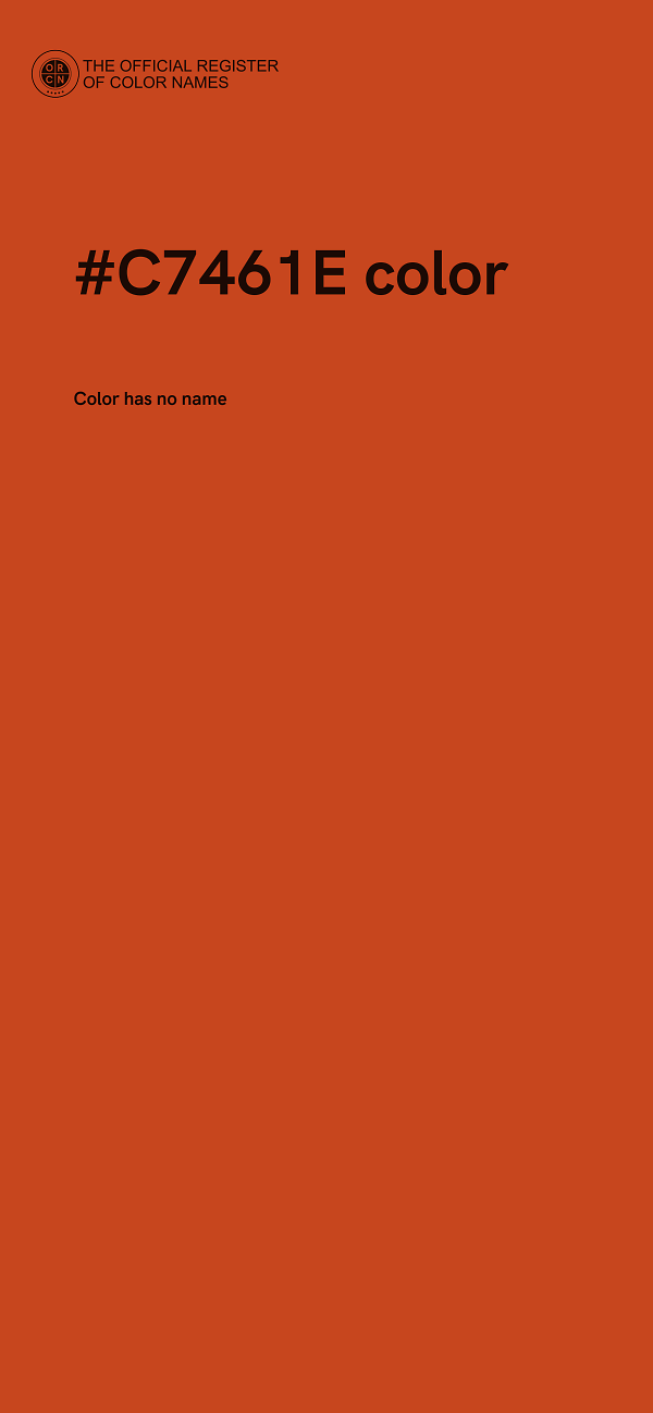 #C7461E color image