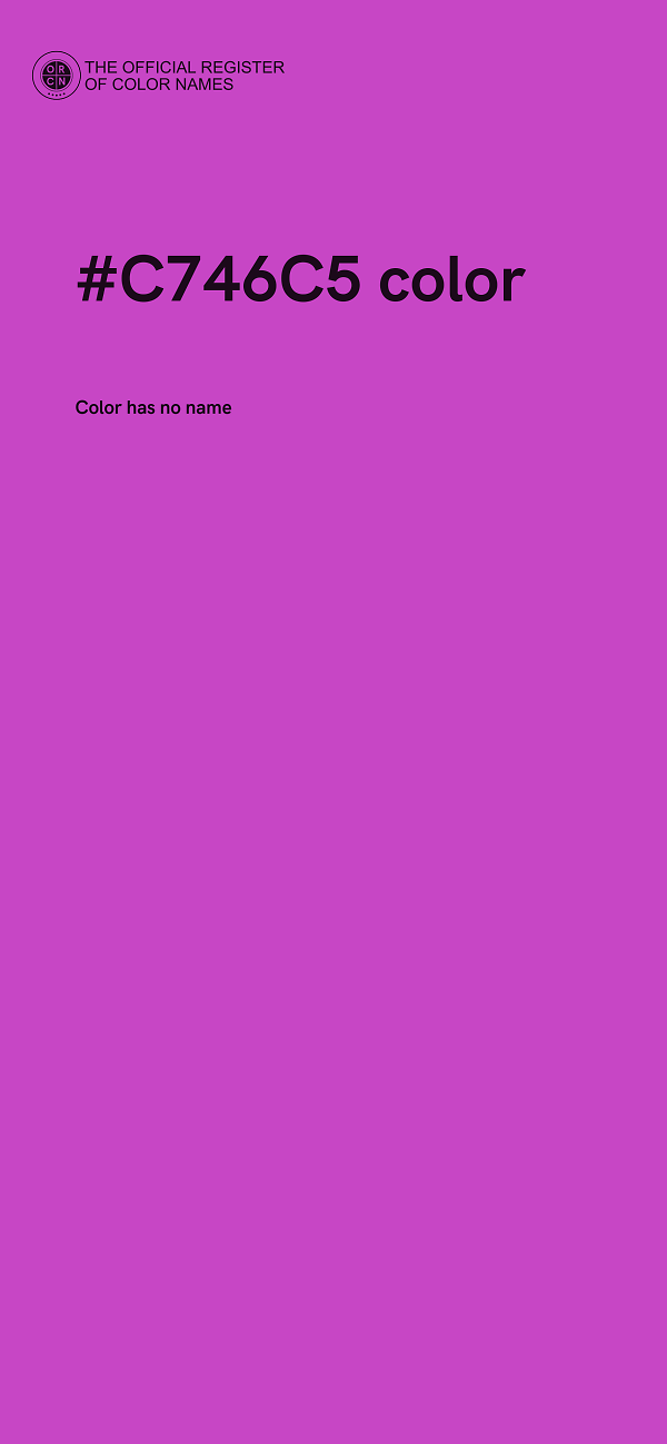 #C746C5 color image