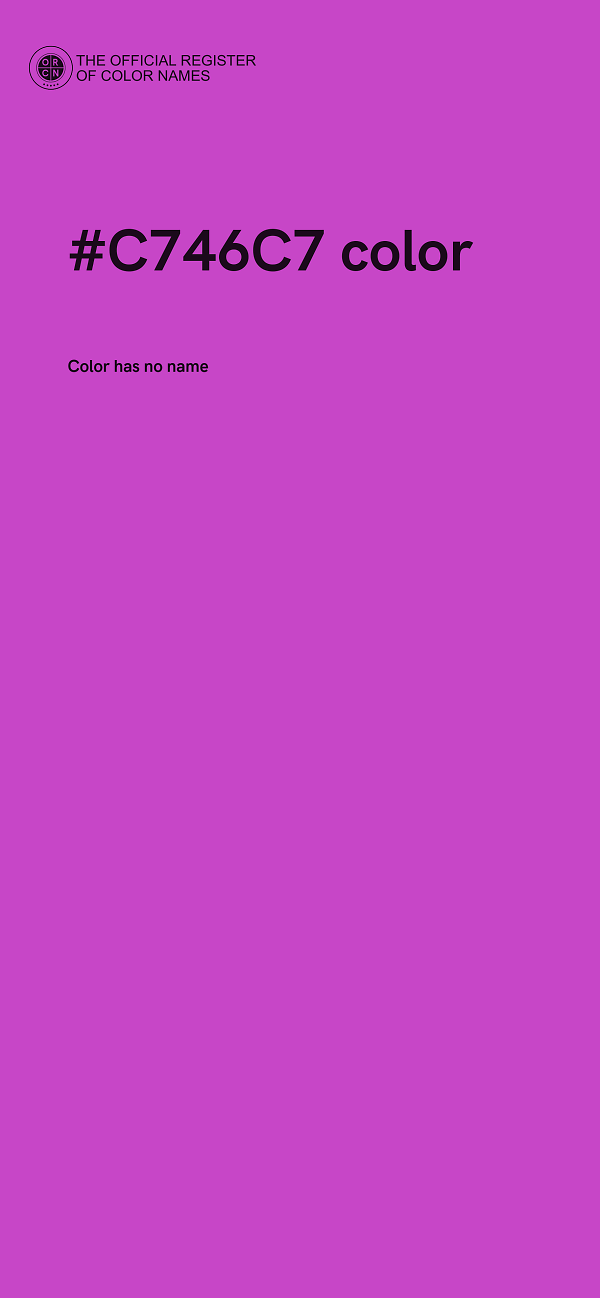 #C746C7 color image