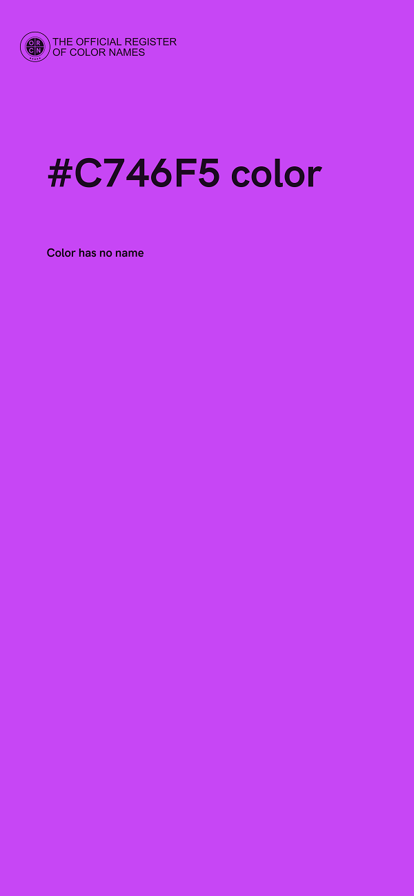 #C746F5 color image