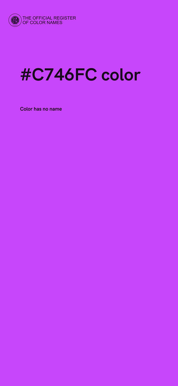 #C746FC color image