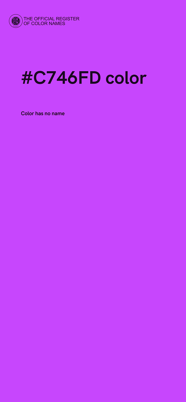 #C746FD color image