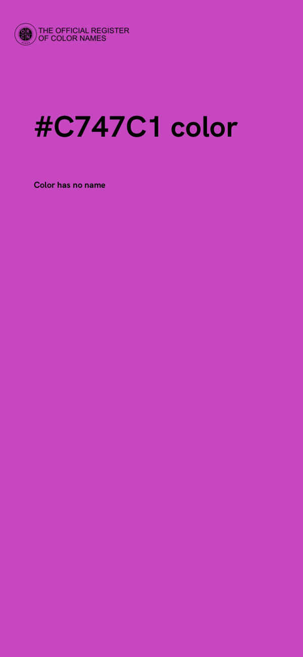 #C747C1 color image