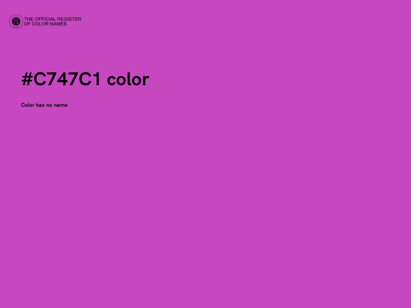 #C747C1 color image