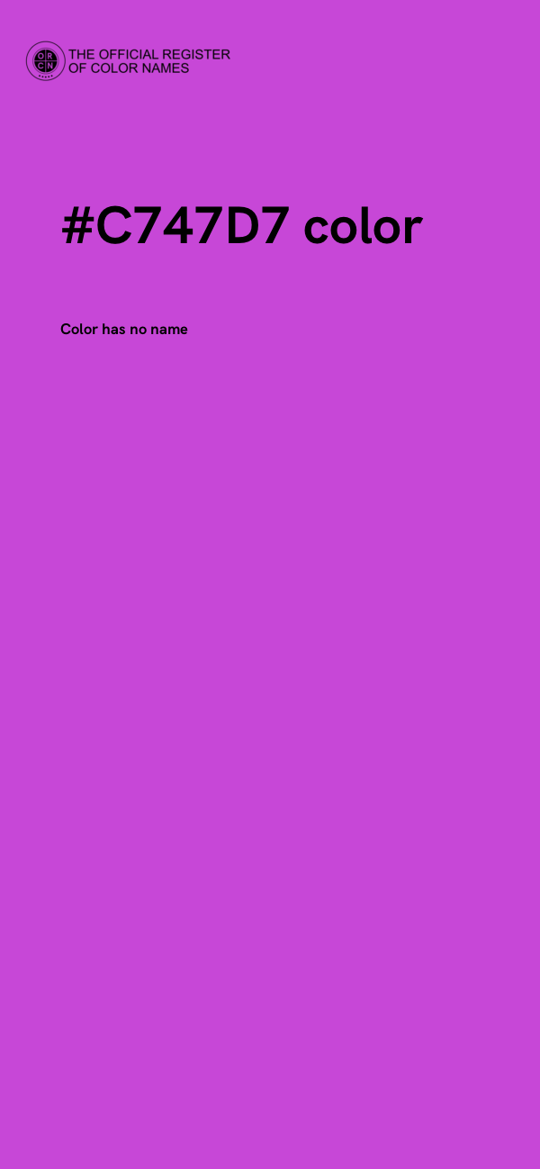 #C747D7 color image