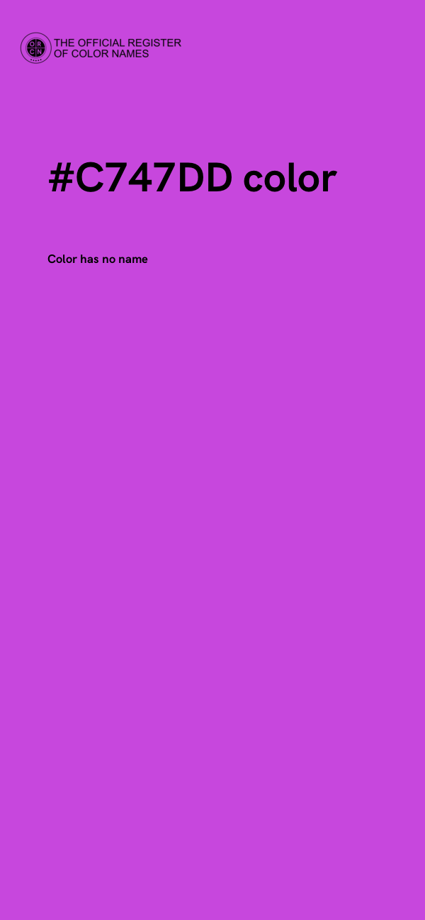 #C747DD color image
