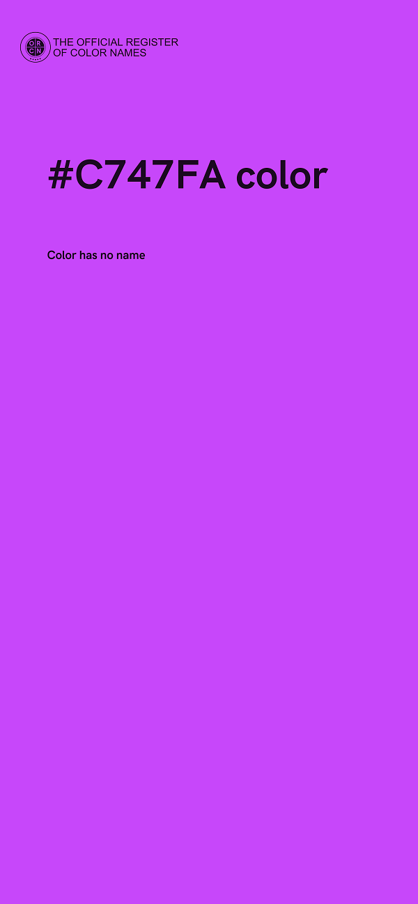#C747FA color image