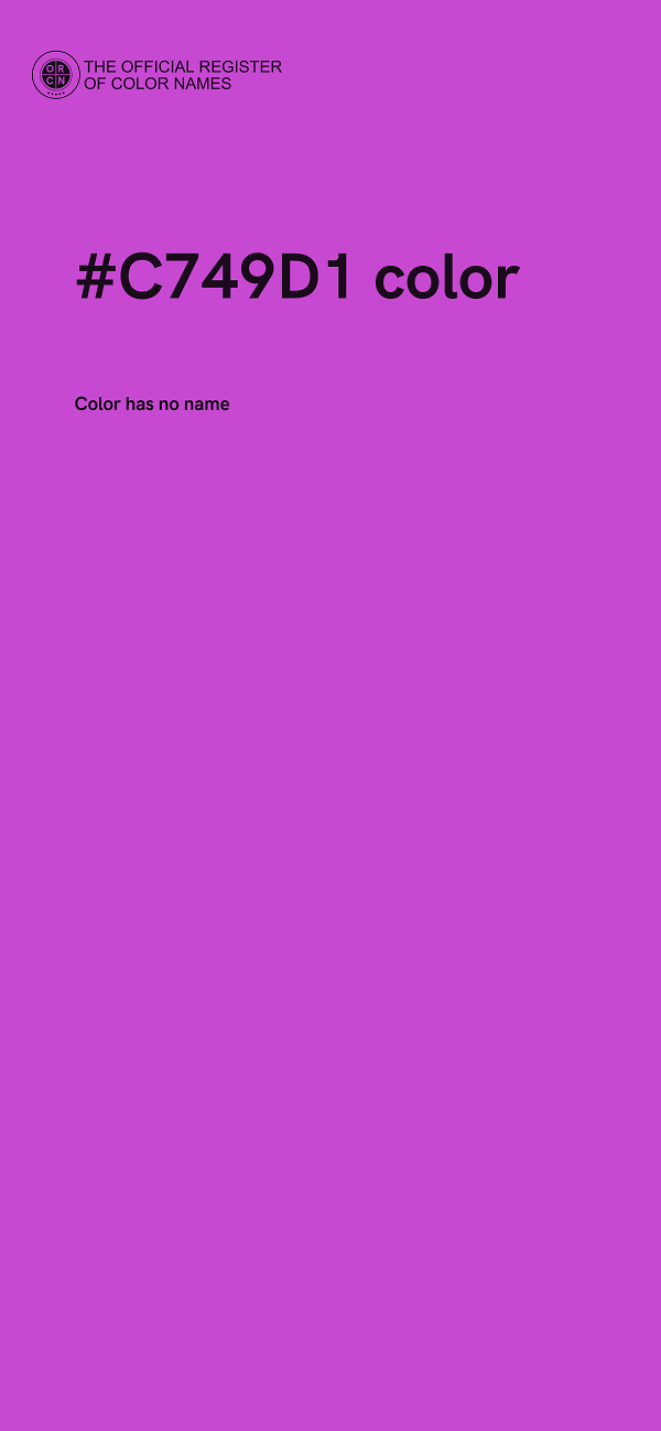 #C749D1 color image