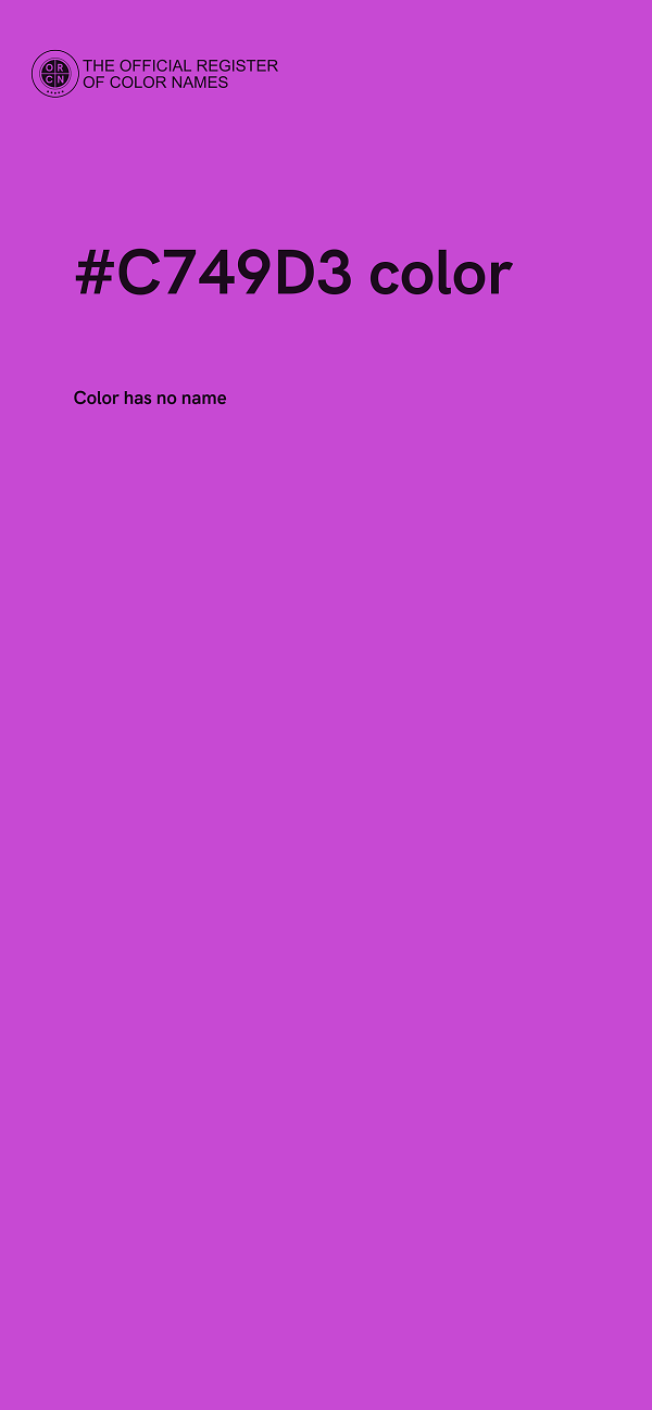 #C749D3 color image