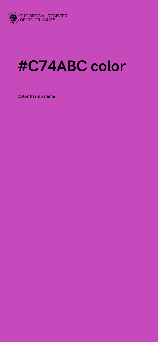 #C74ABC color image