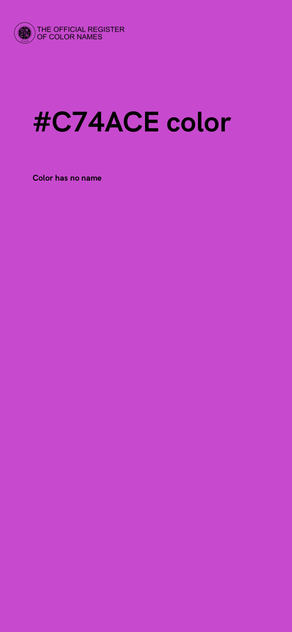 #C74ACE color image