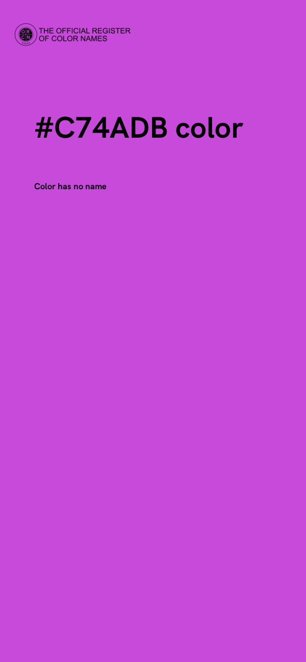 #C74ADB color image